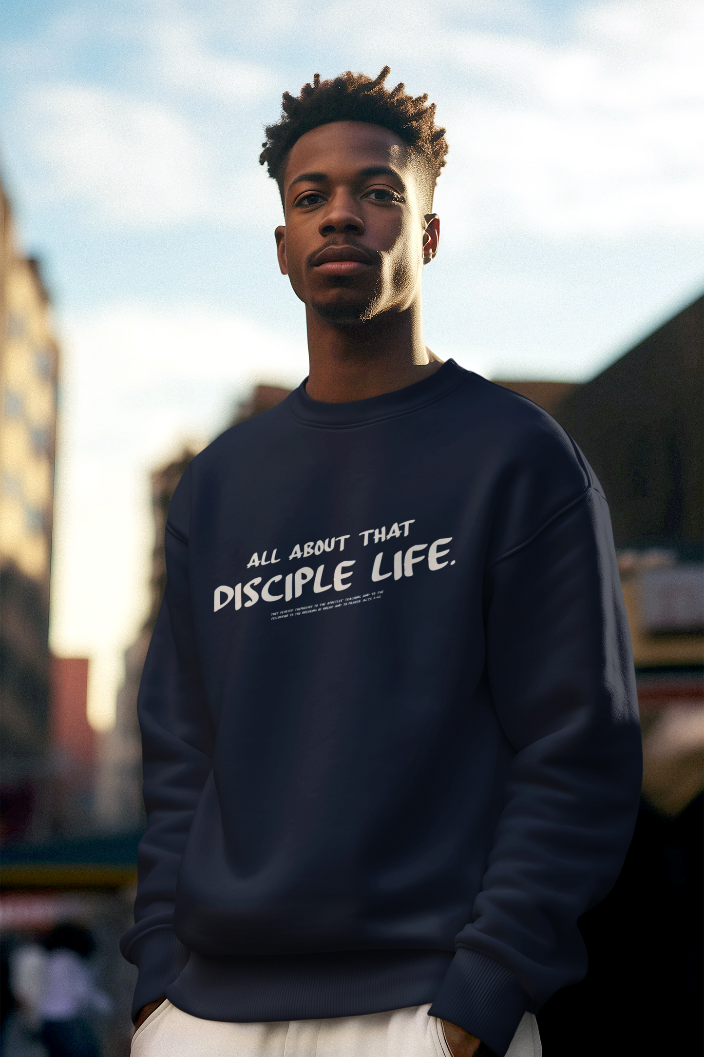 All About that Disciple Life. Sweatshirt.