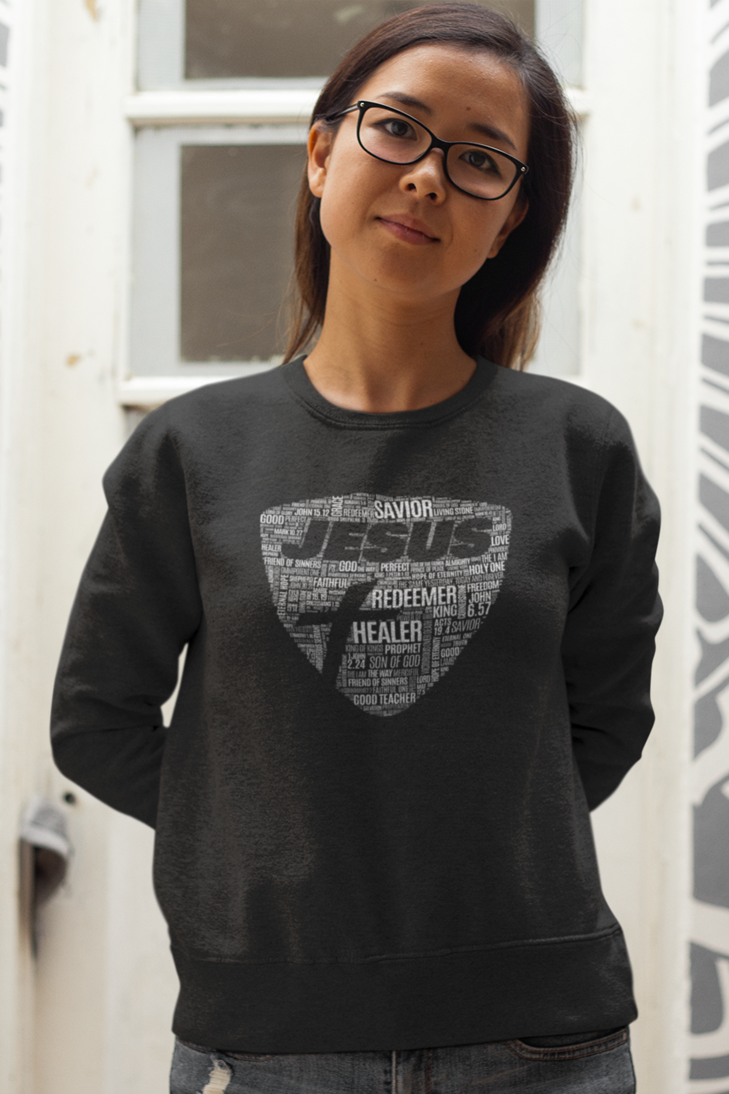 JESUS IS. Sweatshirt.