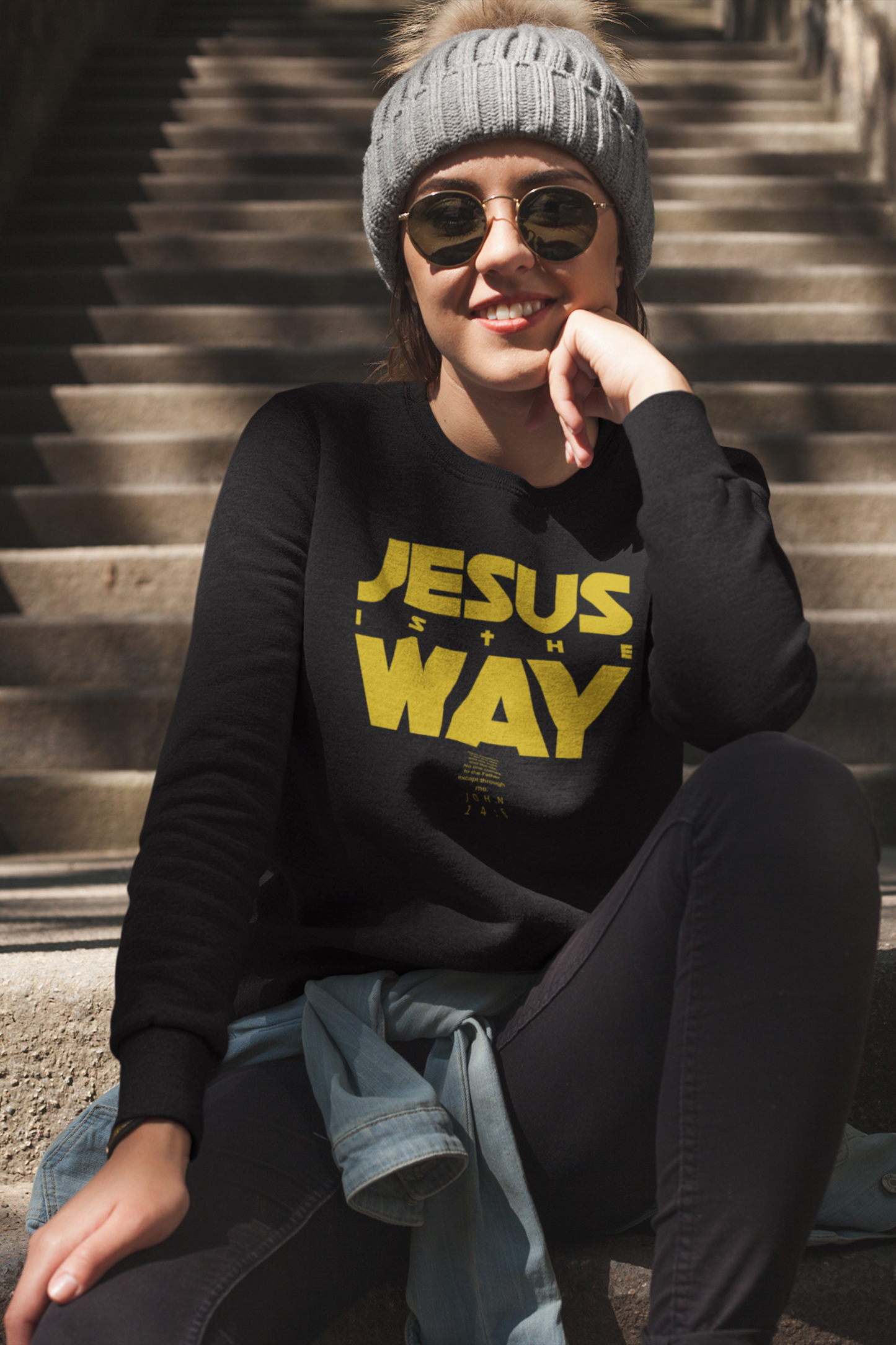 Jesus is the WAY. Sweatshirt.